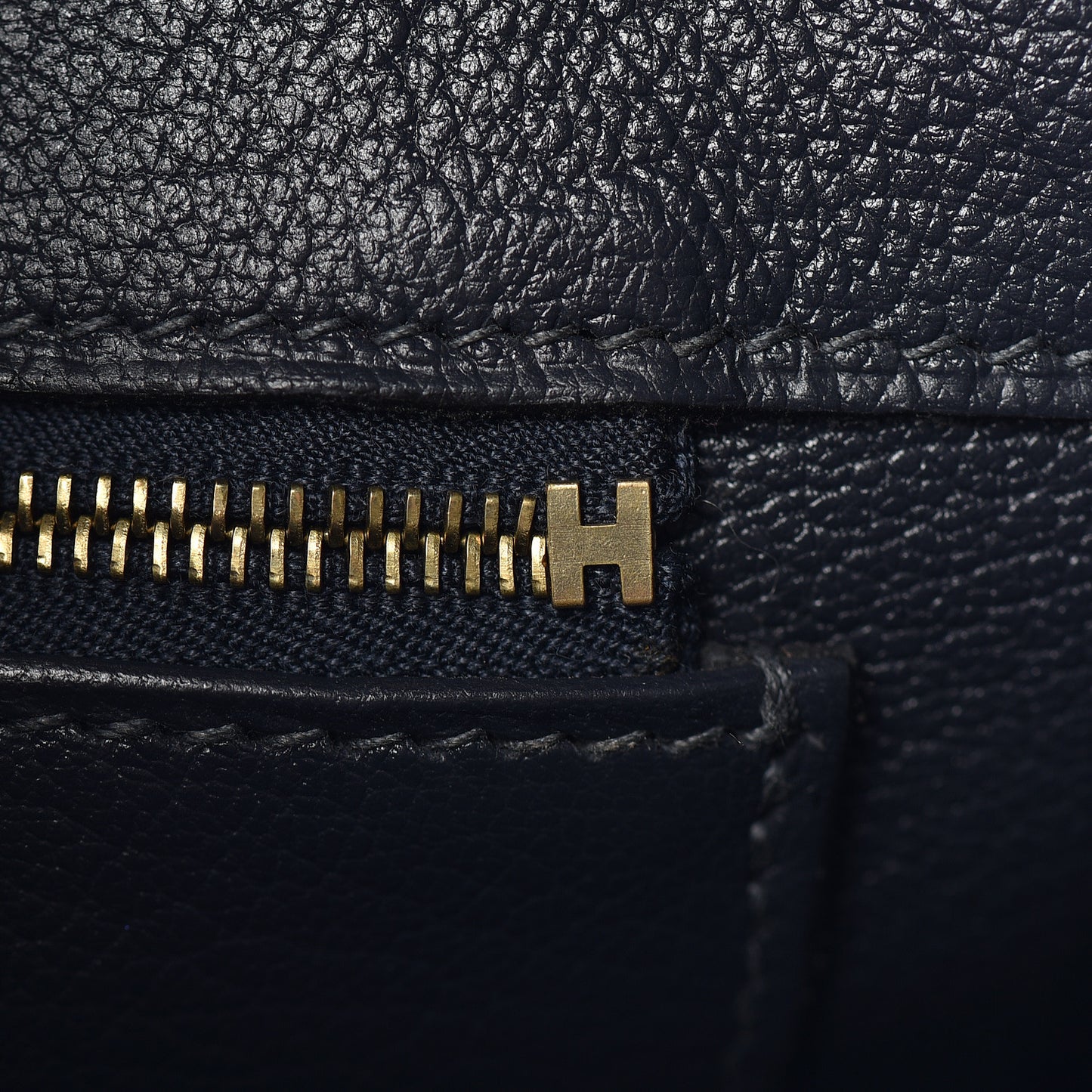 Togo Birkin 35 Bleu Indigo