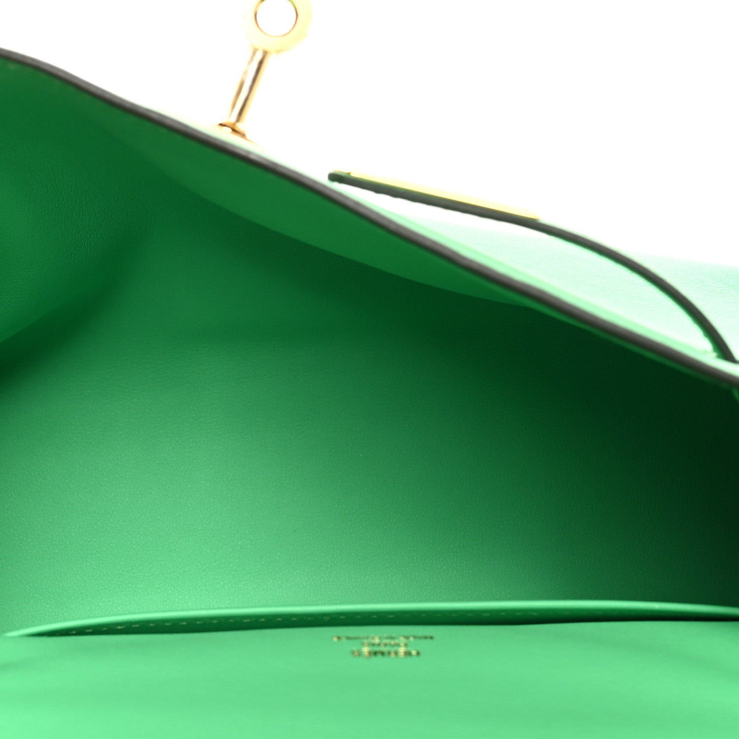 Hermes Swift Kelly Pochette Clutch Vert Comics 6 of 12