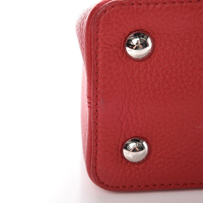 Louis Vuitton Taurillon Capucines PM Rubis 14 of 21