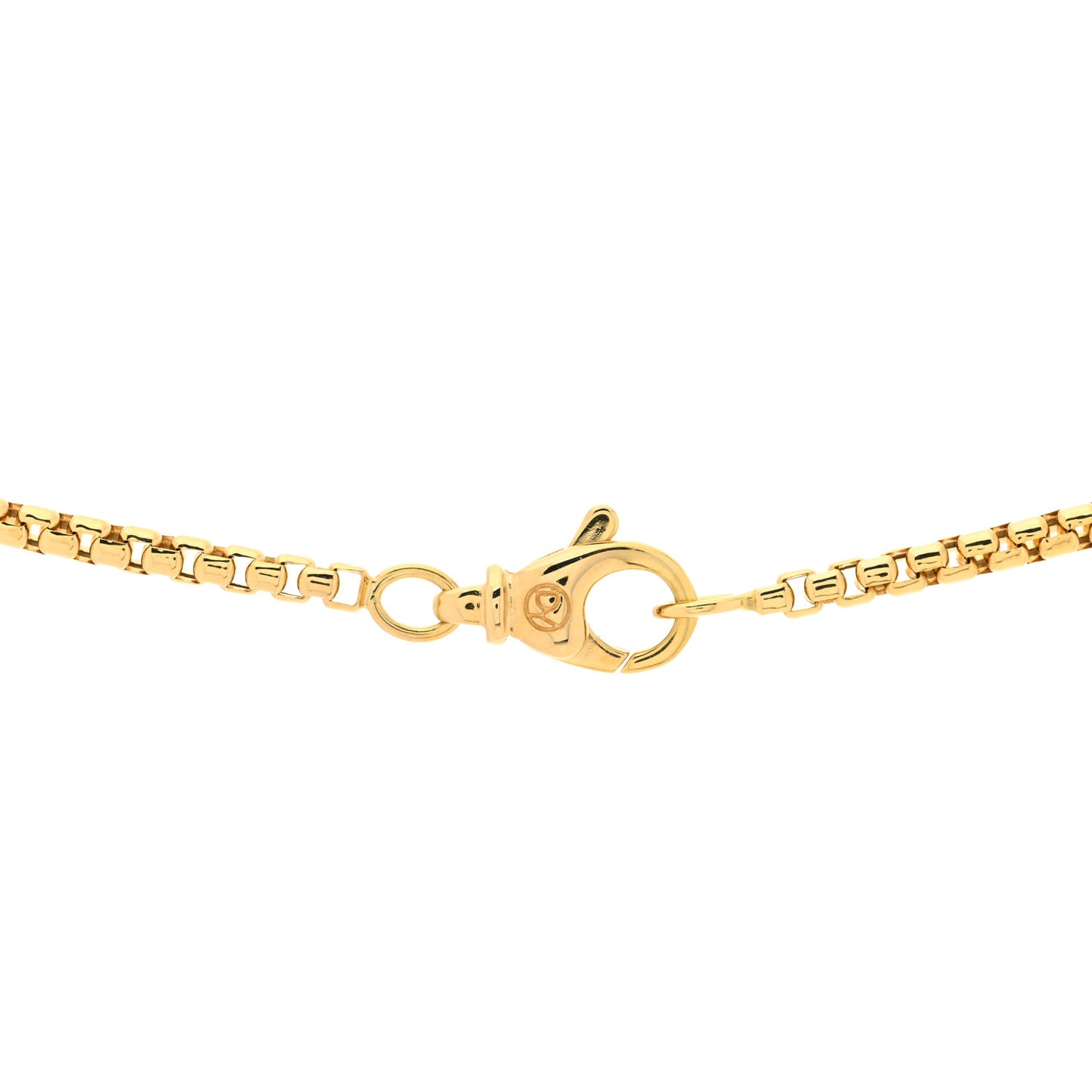 18K Yellow Gold 2.5mm Box Chain Necklace 20"