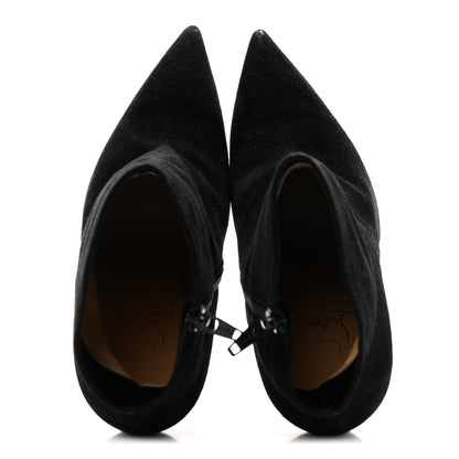 Christian Louboutin Suede So Kate Booty 120 Ankle Boots 37.5 Black 4 of 24