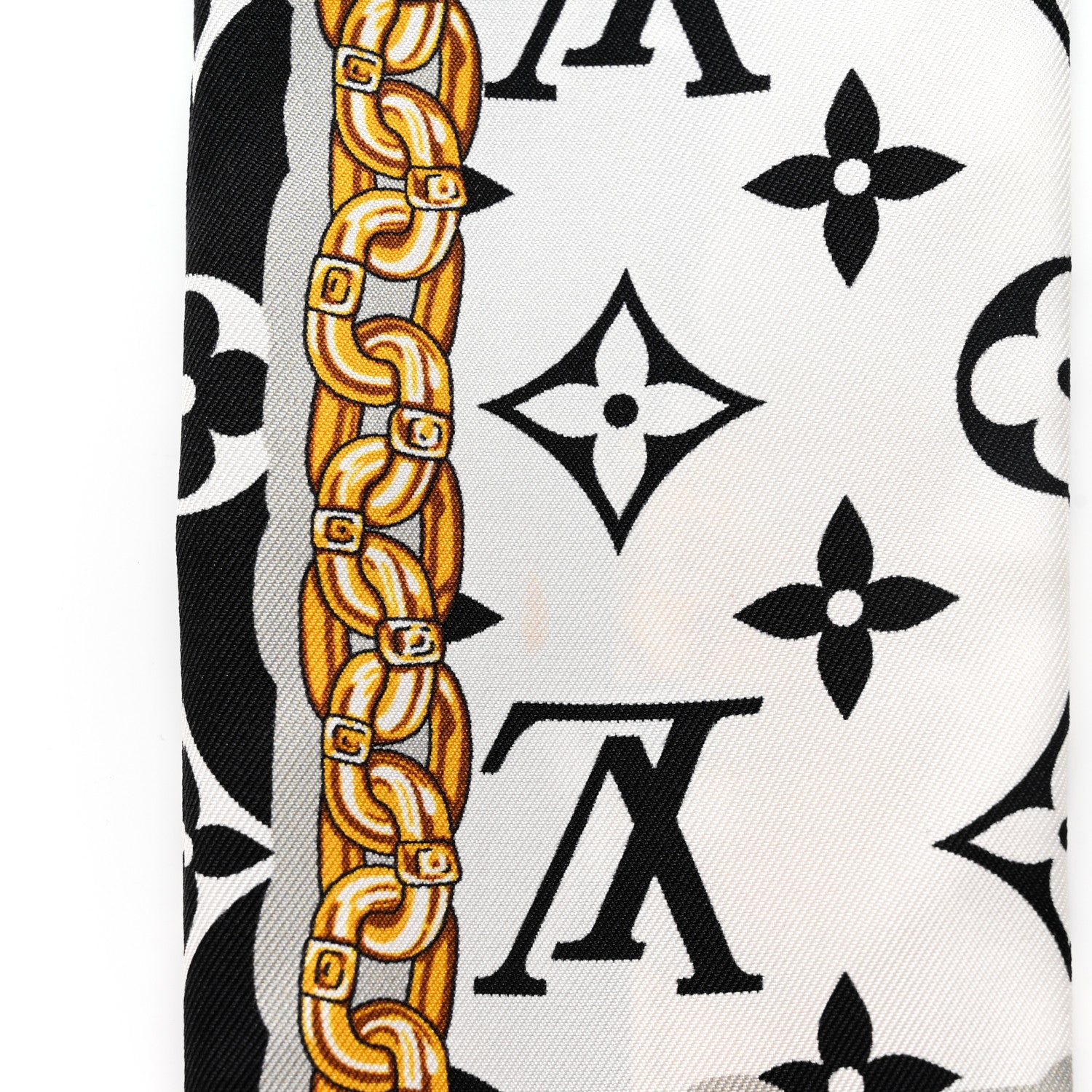 Louis Vuitton Silk Monogram Confidential Bandeau Black 5 of 5
