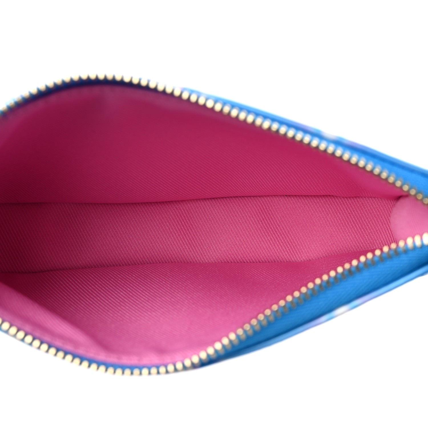 Louis Vuitton Vernis Valentine Mini Pochette Accessories Baby Blue Neon 5 of 8