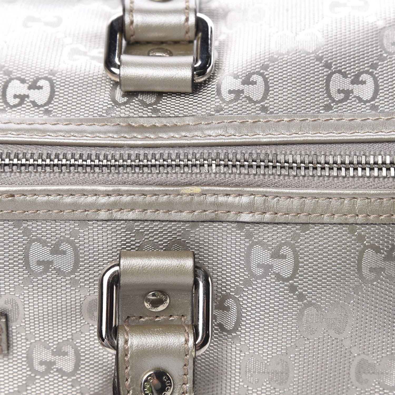 Gucci Imprime Monogram Medium Joy Boston Silver 12 of 14