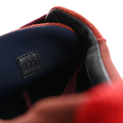 Hermes Parachute Fabric Suede Goatskin Bouncing Sneakers 37.5 Bordeaux 9 of 15