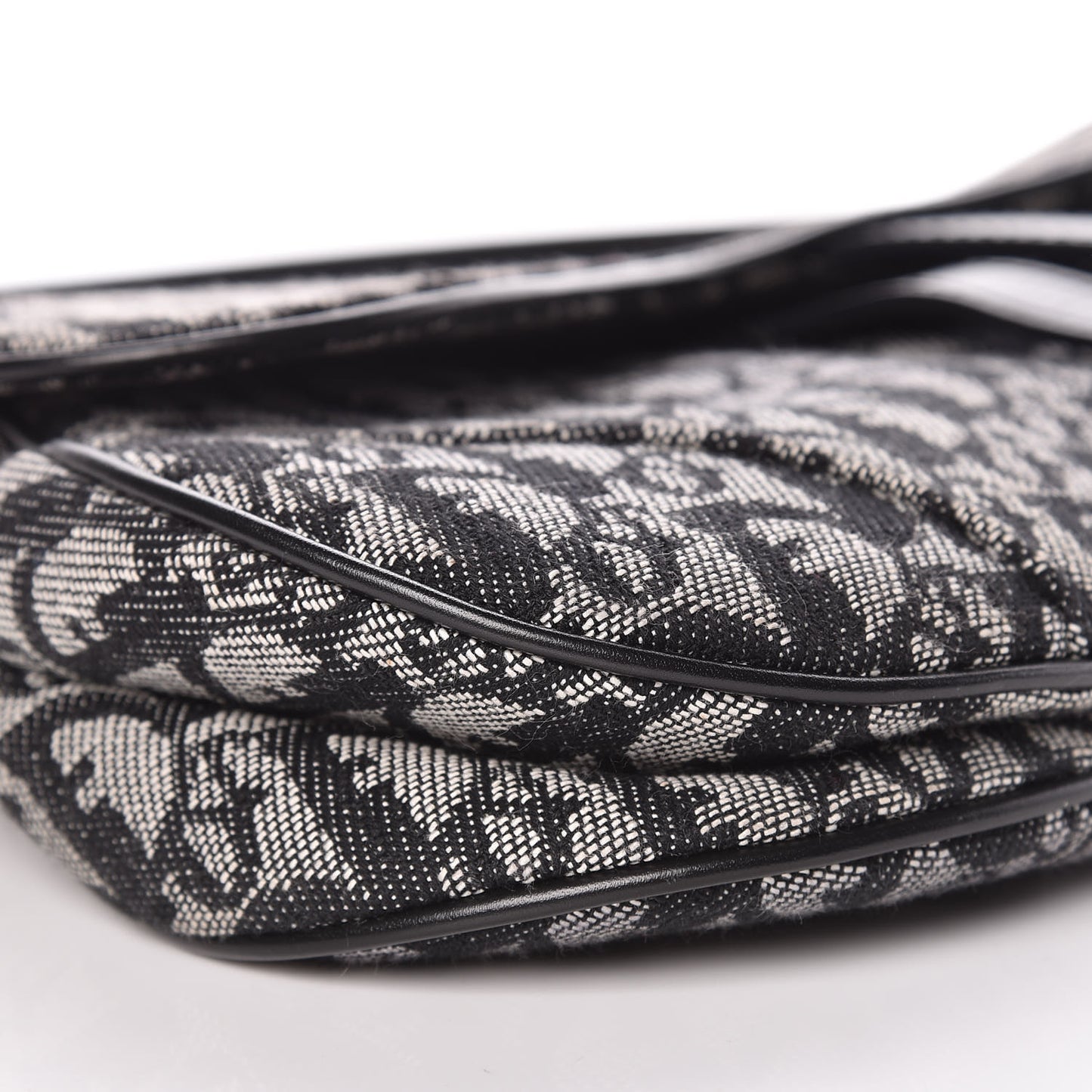 Monogram Saddle Bag Black