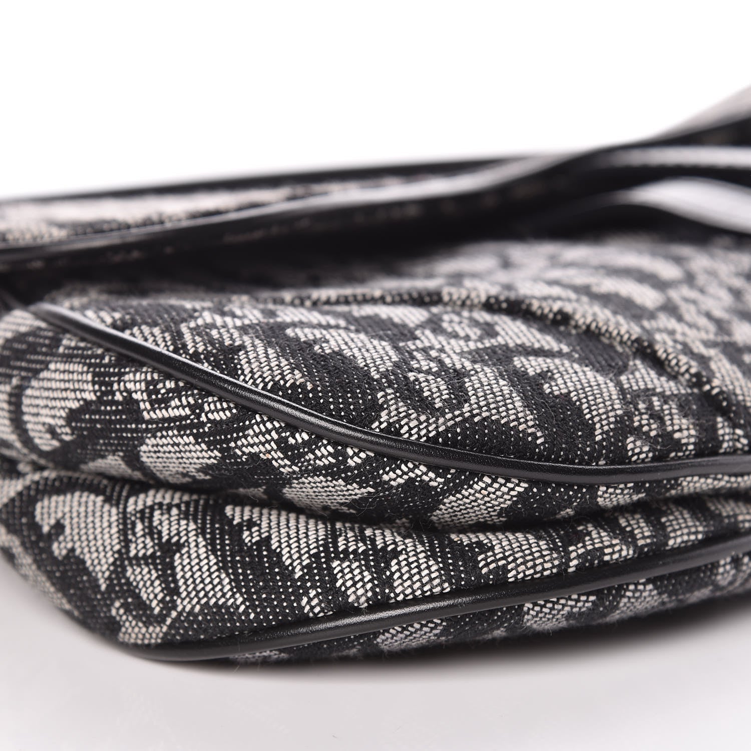 Christian Dior Monogram Saddle Bag Black 5 of 20
