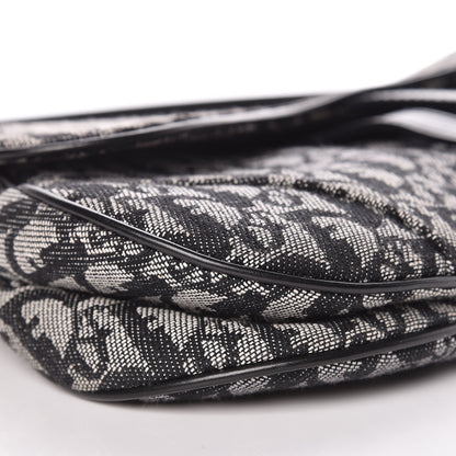 Christian Dior Monogram Saddle Bag Black 5 of 20
