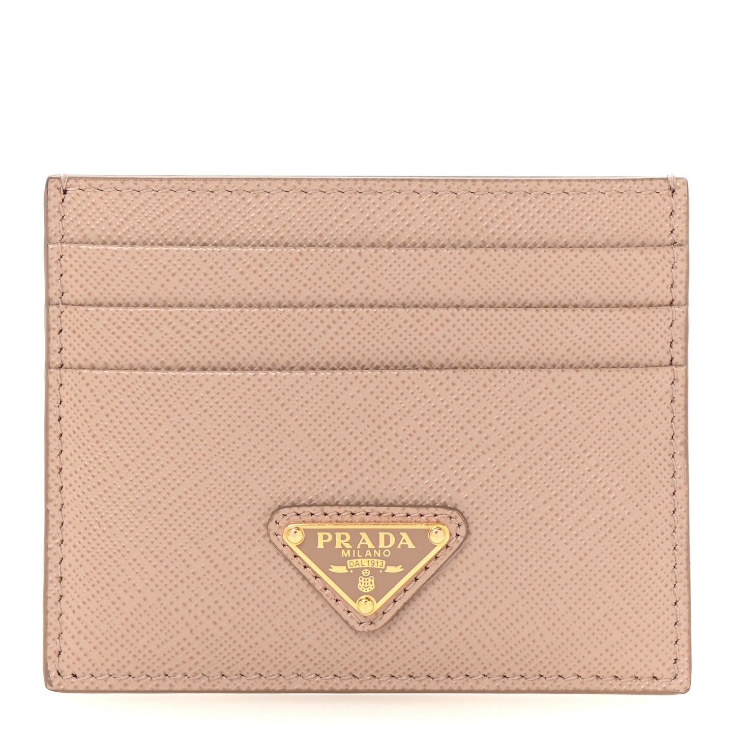 Saffiano Triangle Card Holder Cipria