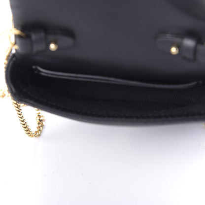 Burberry Lambskin Quilted Micro Lola Bag Black 5 of 10