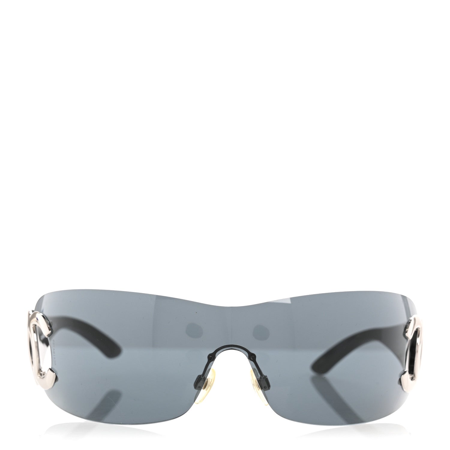 Chanel Frameless CC Logo Sunglasses 4125 Black 2 of 7