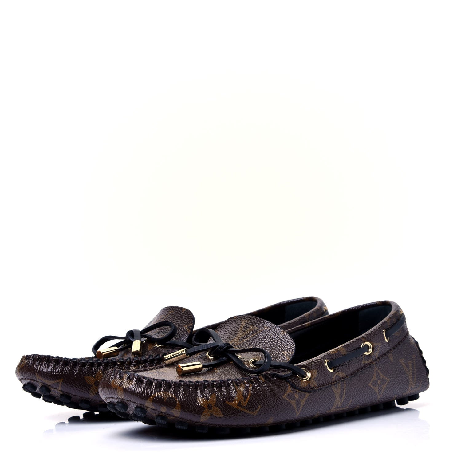 Louis Vuitton Patent Monogram Gloria Loafers 37 4 of 10