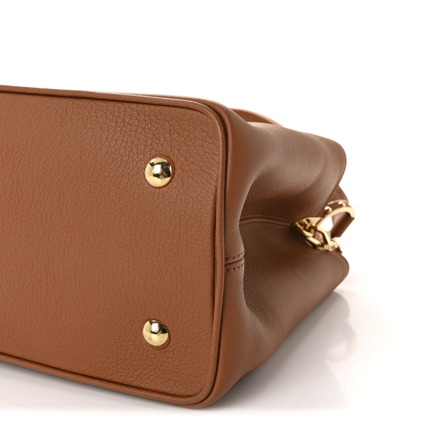 Louis Vuitton Smooth Grained Calfskin Capucines GM Souple Cognac 9 of 9