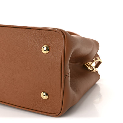 Louis Vuitton Smooth Grained Calfskin Capucines GM Souple Cognac 9 of 9