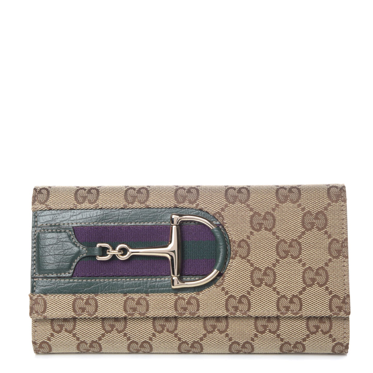 Monogram Web Hasler Continental Wallet