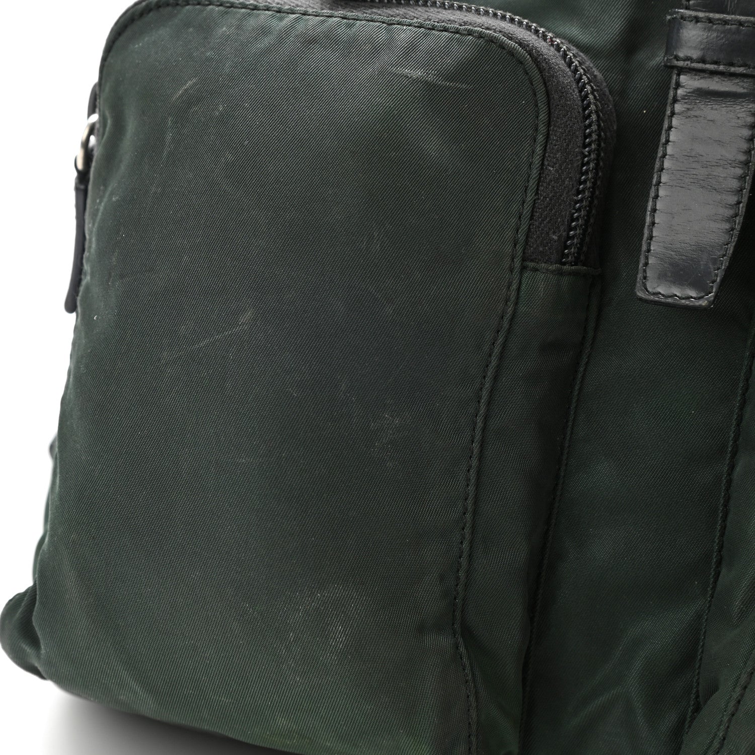 Prada Nylon Vela Small Backpack Green 10 of 14