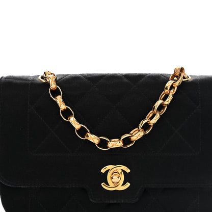 Chanel Satin Quilted Small Single Flap Bag Black 8 of 13