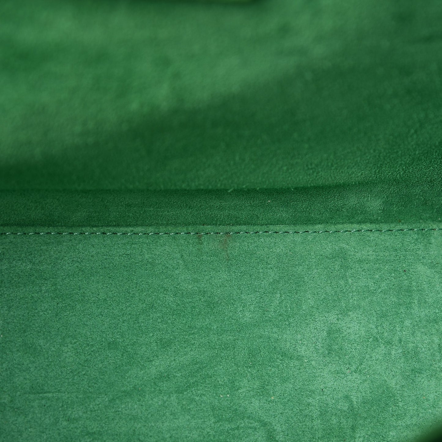 Drummed Calfskin Micro Luggage Mint