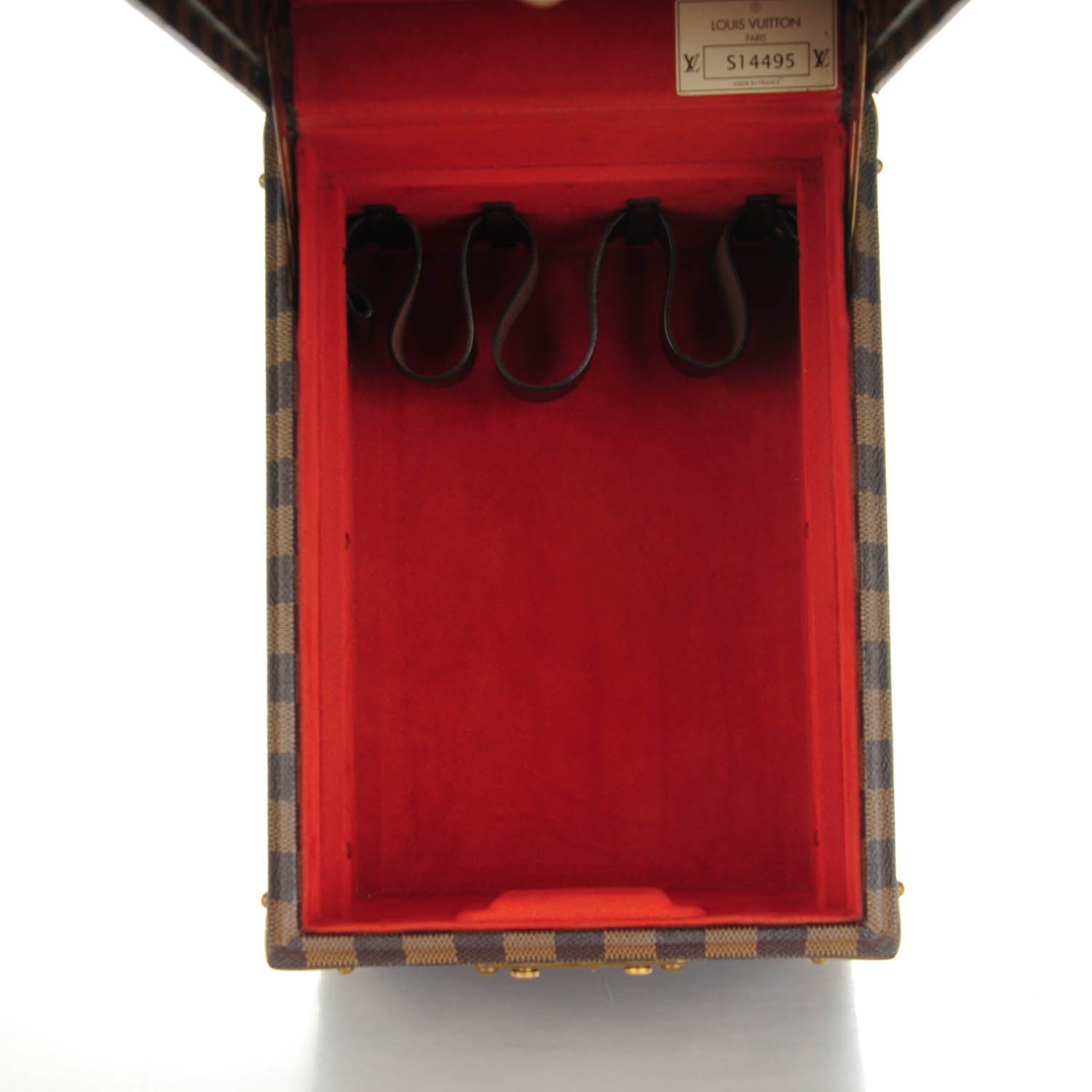 Louis Vuitton Damier Ebene Boite Flacons Beauty Train Trunk Case 6 of 17