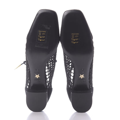 Christian Dior Suede Resille Naughtily-D 30mm Ankle Boots 38.5 Black 6 of 12