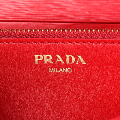 Prada Vitello Move Continental Flap Wallet Lacca 7 of 10