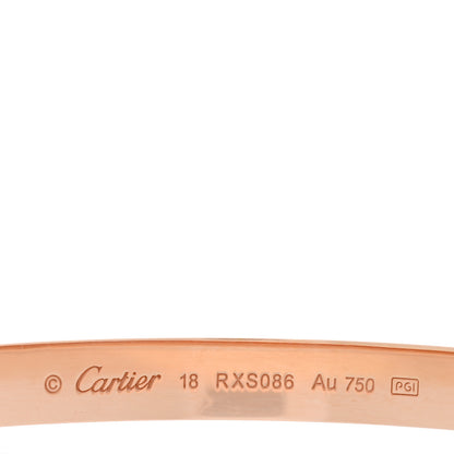 Cartier 18K Pink Gold LOVE Bracelet 18 3 of 7