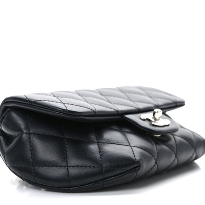 Chanel Calfskin Quilted CC Uniform Flap Belt Bag Black 8 of 10