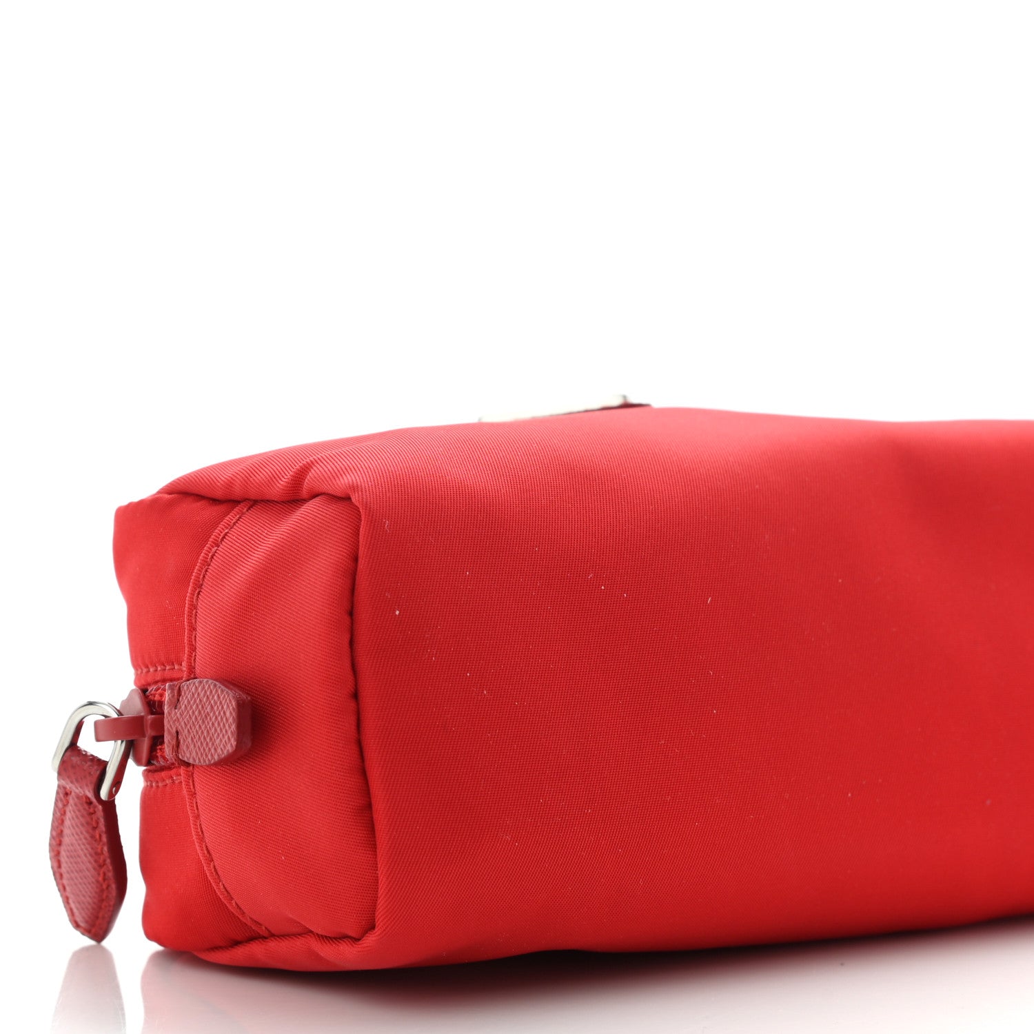 Prada Tessuto Nylon Saffiano Wristlet Rosso 8 of 9