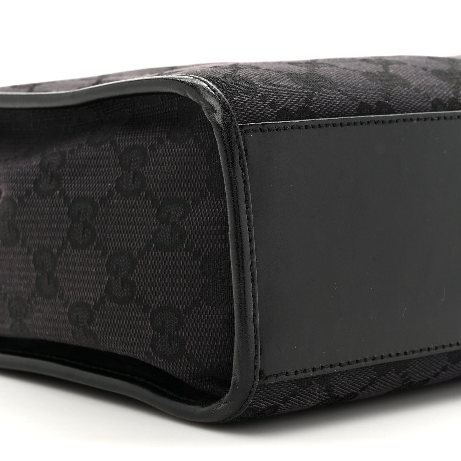 Gucci Monogram Bardot Bag Black Black 10 of 14