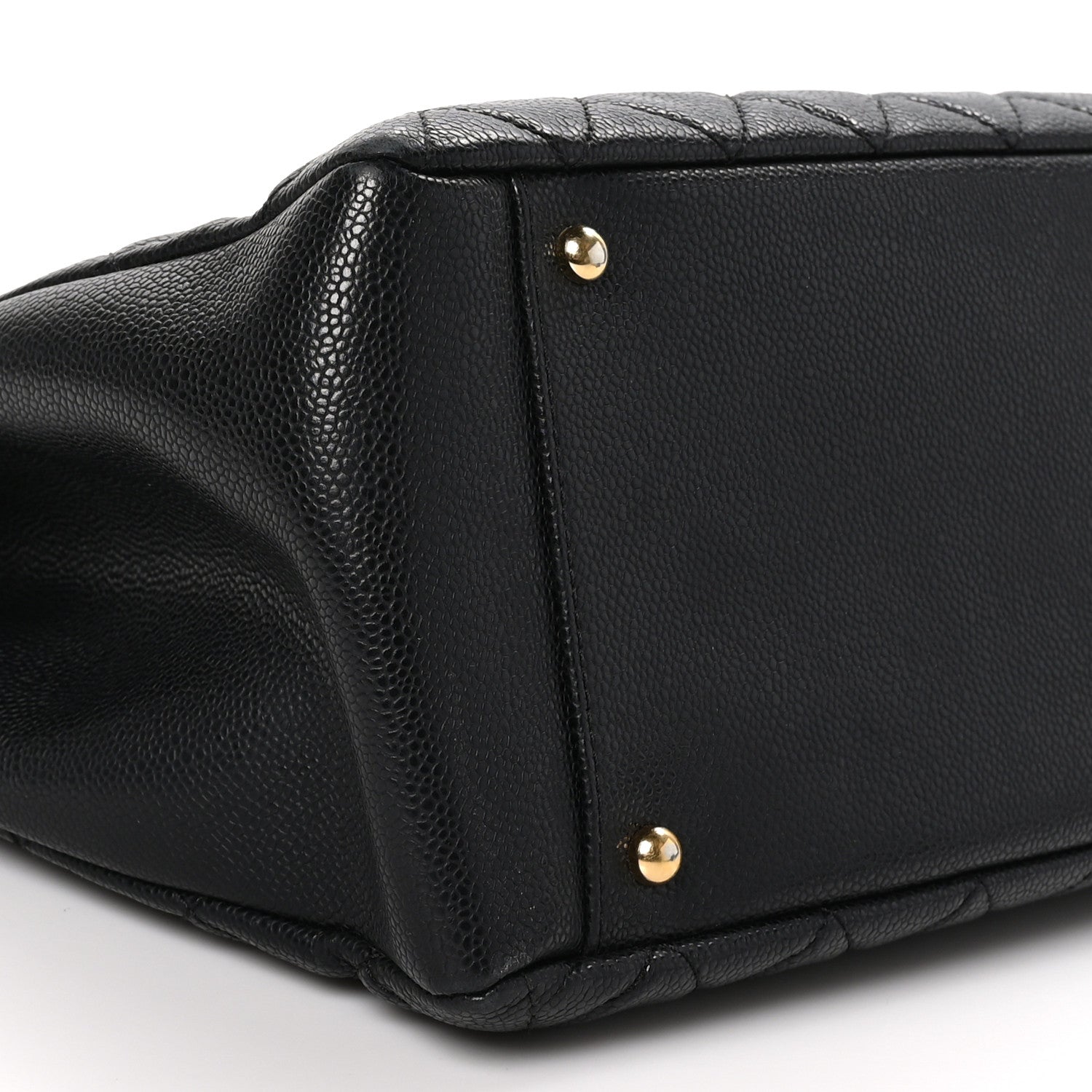 Chanel Caviar Quilted XL Grand Shopping Tote GST Black 10 of 12