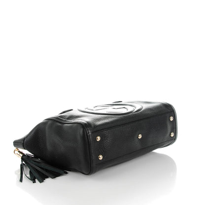 Gucci Pebbled Calfskin Small Soho Top Handle Bag Black 4 of 7