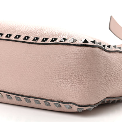 Valentino Garavani Pebbled Calfskin Small Rockstud Flip-Lock Messenger Bag Poudre 9 of 9