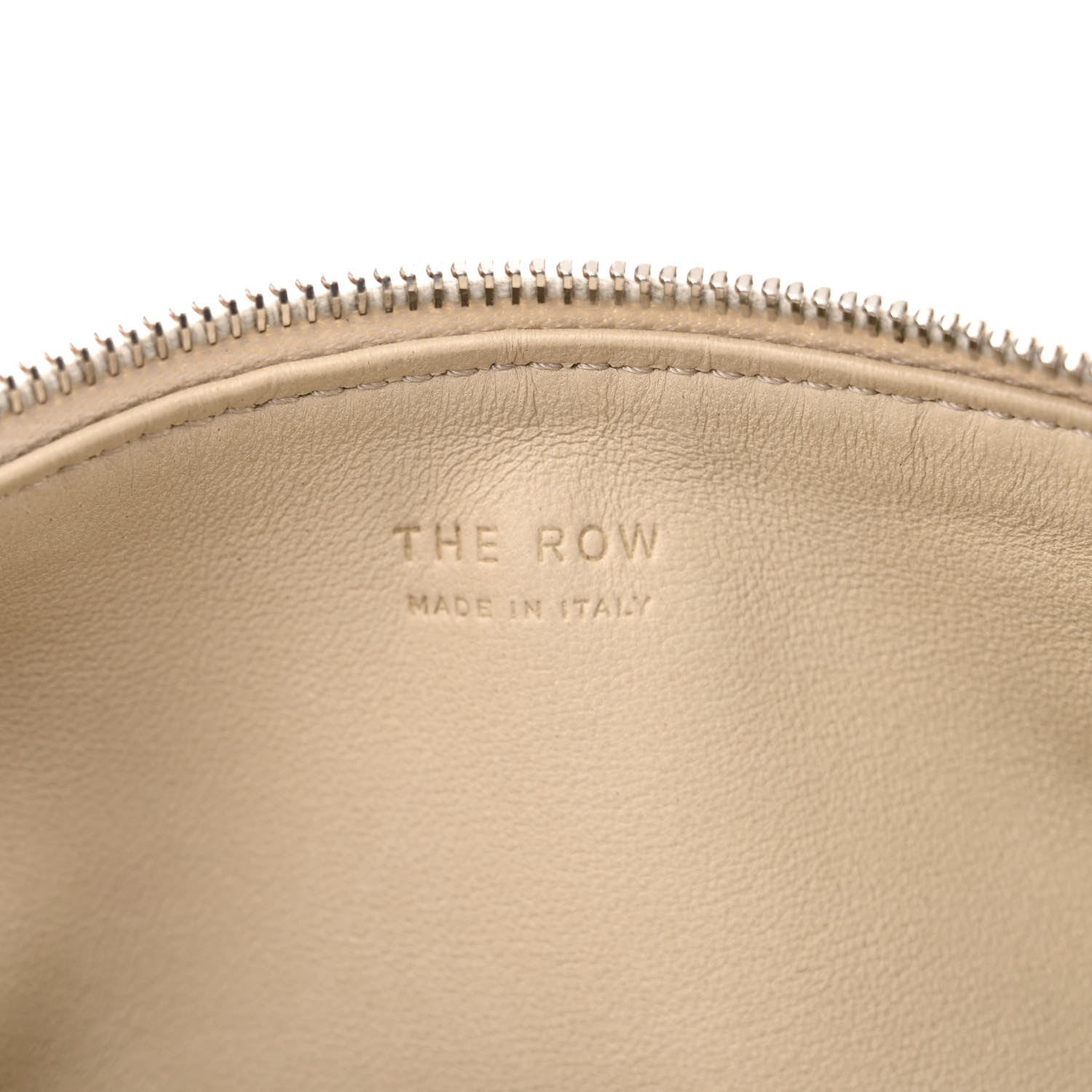 The Row Grained Calfskin 90's Bag Ivory 6 of 9