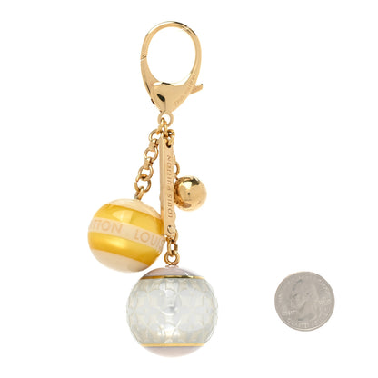 Louis Vuitton Mini Lin Croisette Bag Charm Yellow 2 of 5