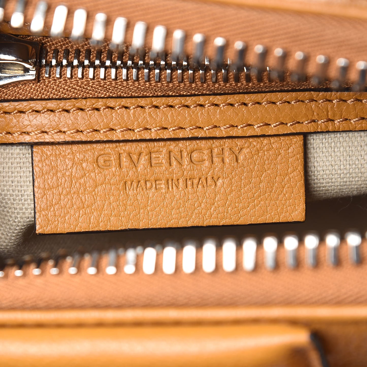 Sugar Goatskin Mini Antigona Amber