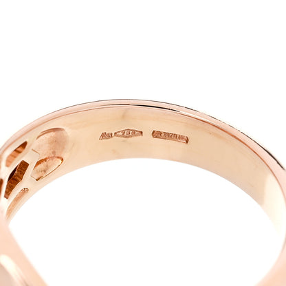 Bulgari 18K Rose Gold Diamond Rubellite Serpenti Seduttori Ring 55 7.25 6 of 6