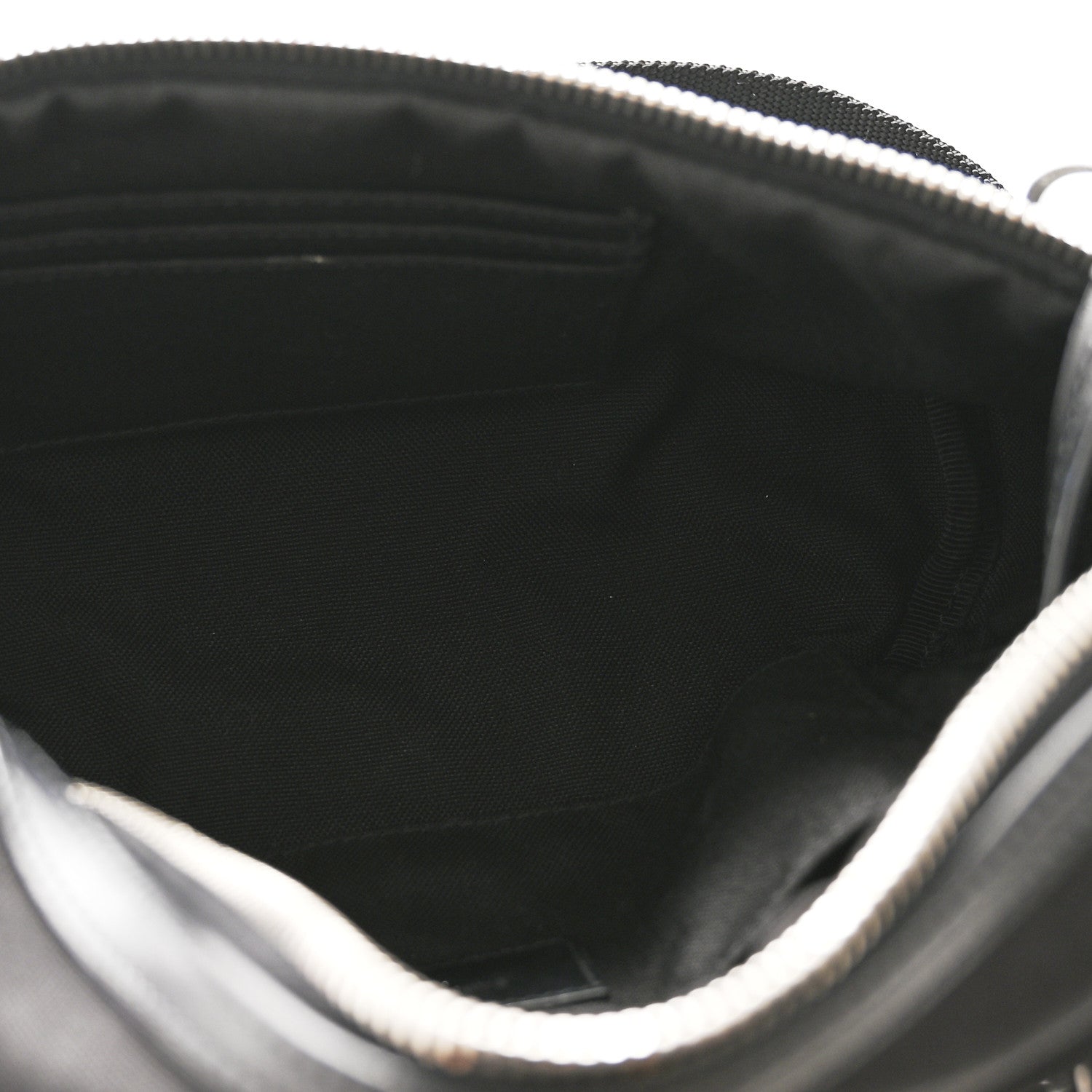 Saint Laurent Canvas Calfskin City Belt Bag Black 5 of 13