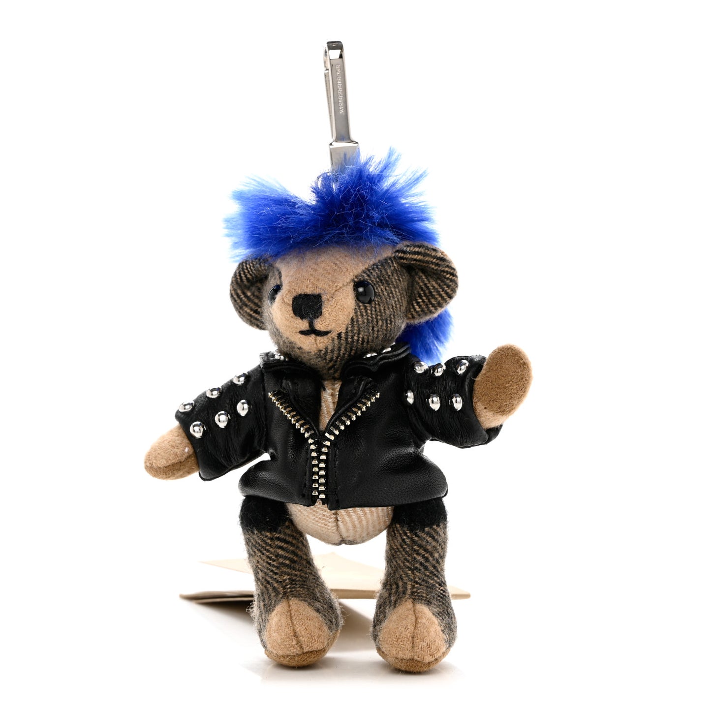 Cashmere Thomas Punk Teddy Bear Keychain Charm Camel