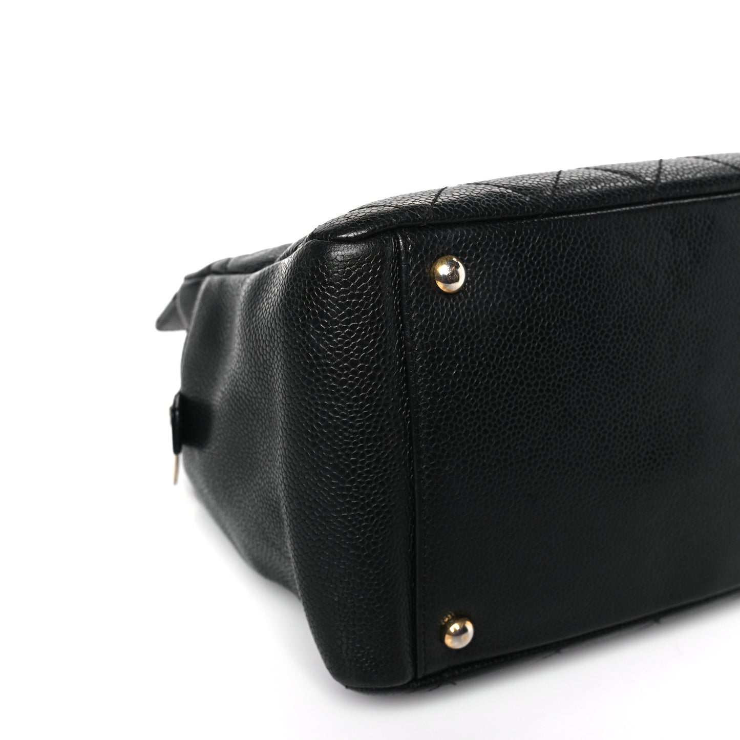 Caviar Quilted Petit Timeless Tote PTT Black