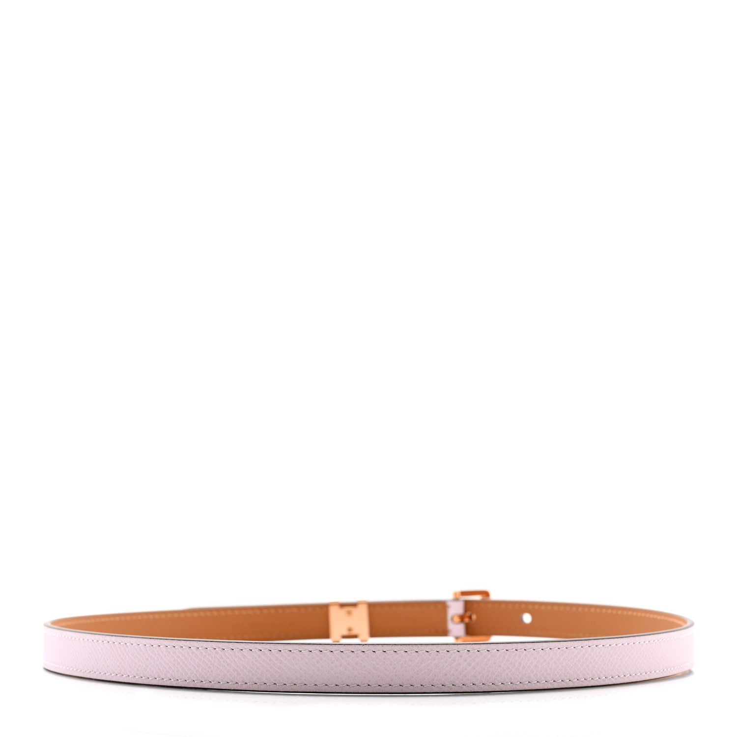 Hermes Epsom 15mm Pop H Belt 70 28 Mauve Pale 2 of 9