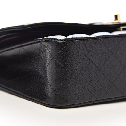 Chanel Caviar Quilted Medium Double Flap Black 8 of 11