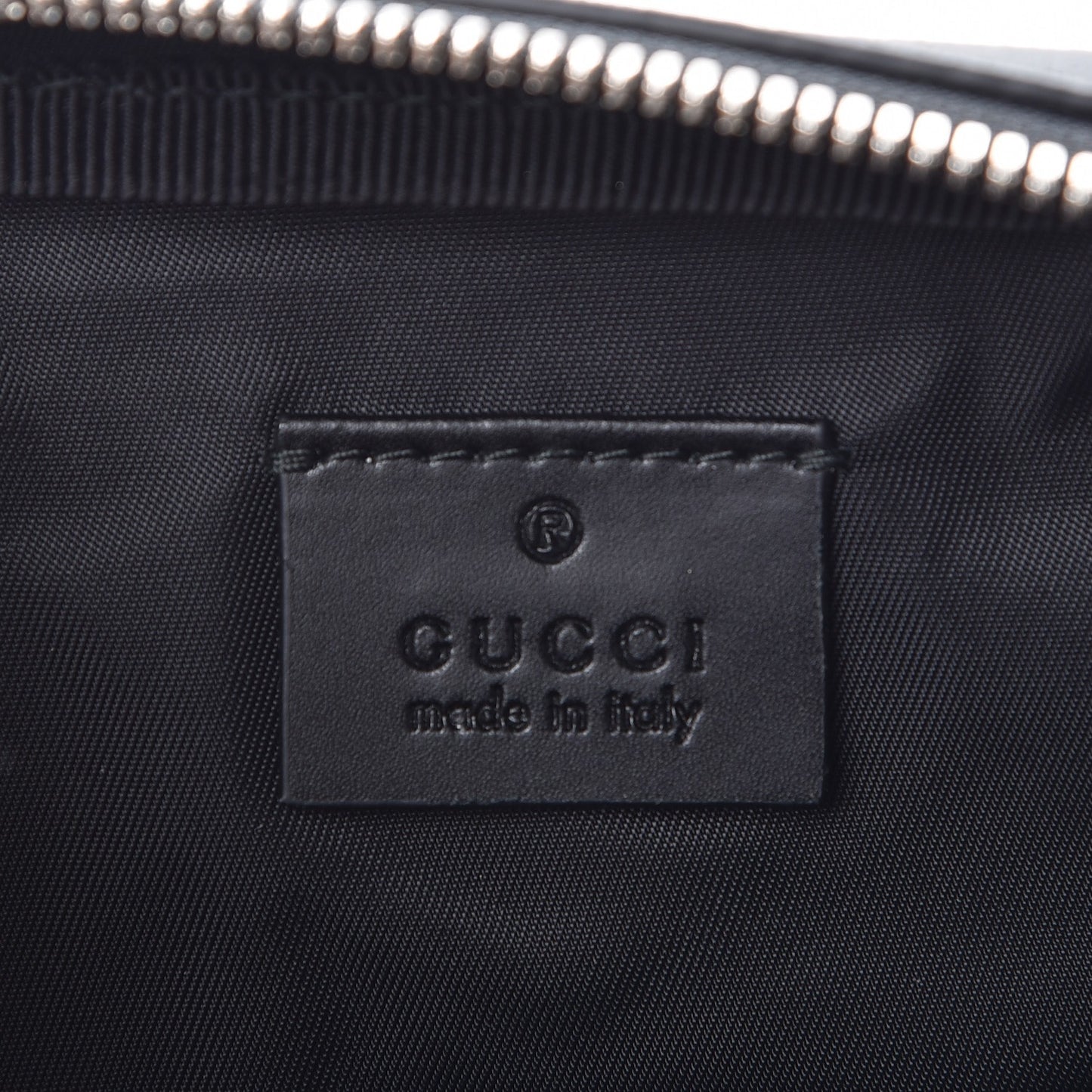 GG Supreme Monogram Web Belt Bag Black