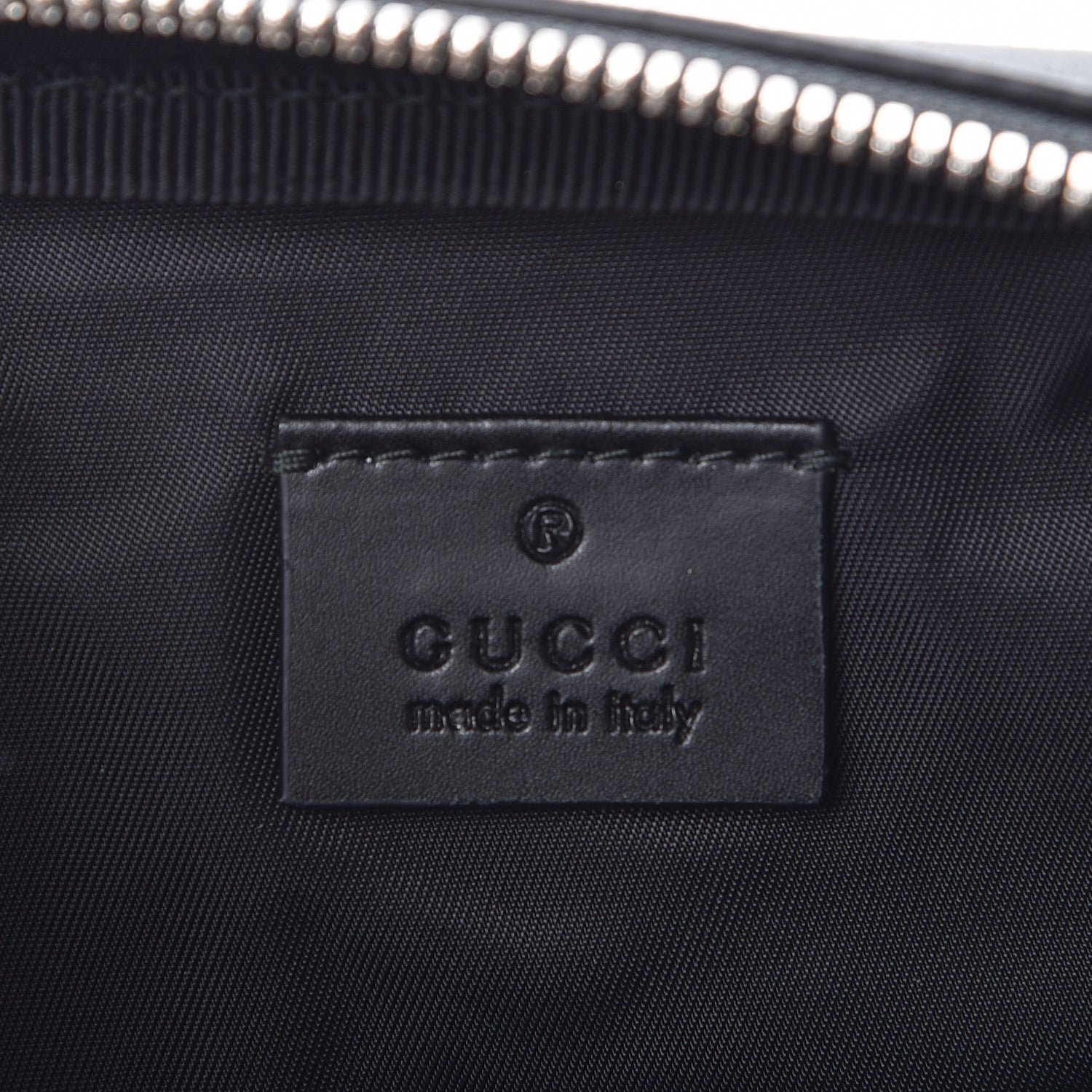Gucci GG Supreme Monogram Web Belt Bag Black 7 of 8