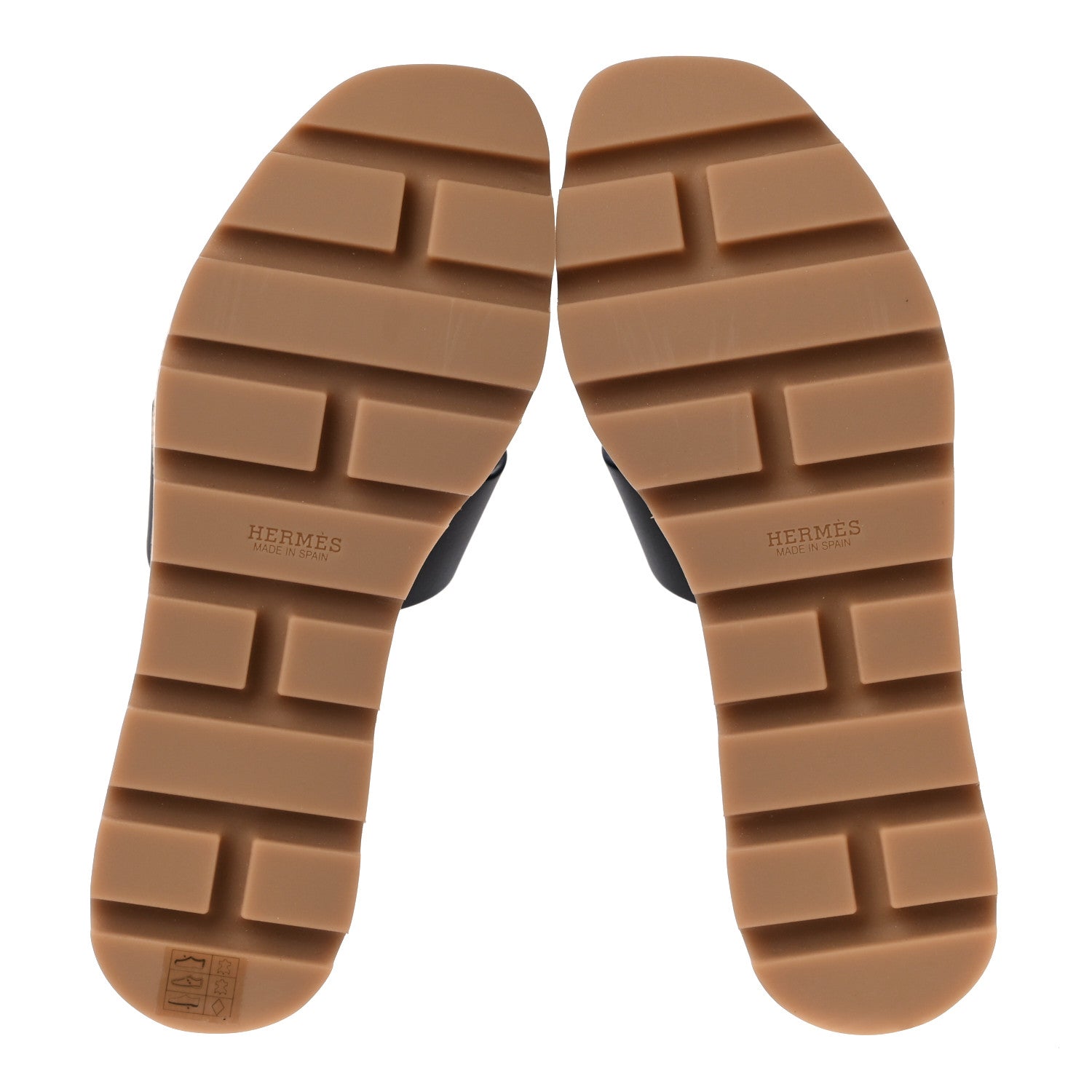 Hermes Calfskin Cork Eze 30 Sandals 35 Black 5 of 10