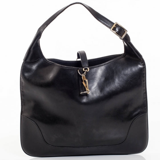 Box Leather Trim I 38 Black