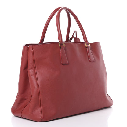 Prada Saffiano Large Tote Fuoco 2 of 19