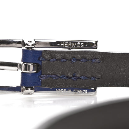 Hermes Swift Rivale Double Tour Bracelet XS Bleu Saphir Chocolate 5 of 5