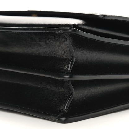 Saint Laurent Calfskin Suede Leopard Print Medium Monogram Sunset Black 10 of 10