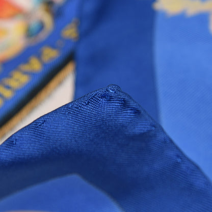 Hermes Silk Les Ameriques Scarf 90 10 of 10