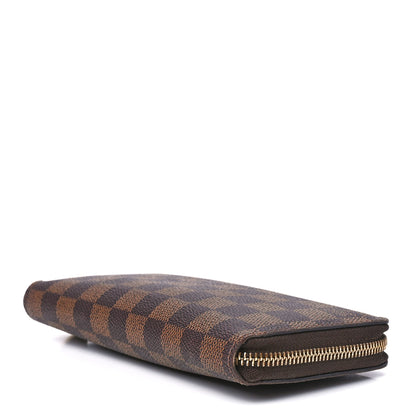 Louis Vuitton Damier Ebene Zippy Wallet Rose Ballerine 10 of 12